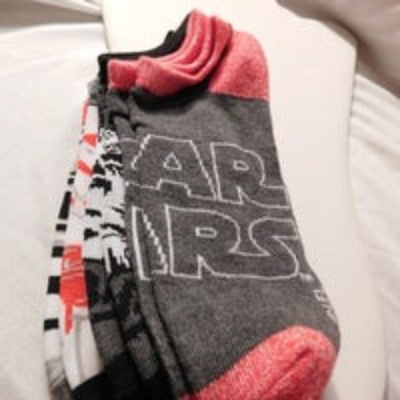 Disney Star Wars Anklet Socks 5 Pack NEW - Picture 3 of 8